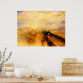 JMW Turner Rain Steam and Speed Poster (Keuken)