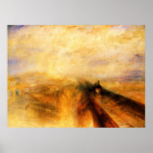 JMW Turner Rain Steam and Speed Poster (Voorkant)