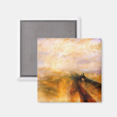 JMW Turner - Regen Stem en versnellen het Grote We Magneet (Voorkant / Achterkant)