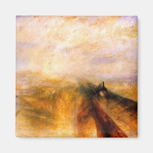 JMW Turner - Regen Stem en versnellen het Grote We Magneet (Voorkant)
