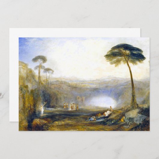 JMW Turner The Golden Bough Invitations Kaart (Voorkant / Achterkant)