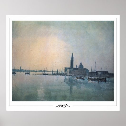 JMW Turner Zedign Art Poster #117-3 (Voorkant)