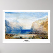 JMW Turner Zedign Art Poster #12-2 (Voorkant)
