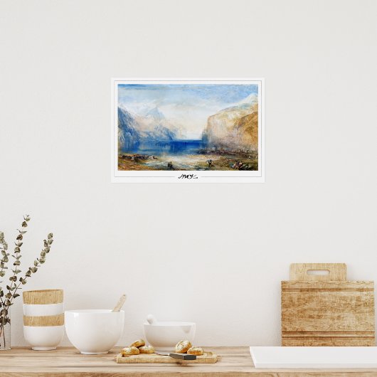 JMW Turner Zedign Art Poster #12-2 (Keuken)
