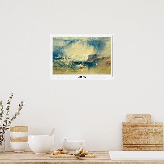 JMW Turner Zedign Art Poster #141-3 (Keuken)