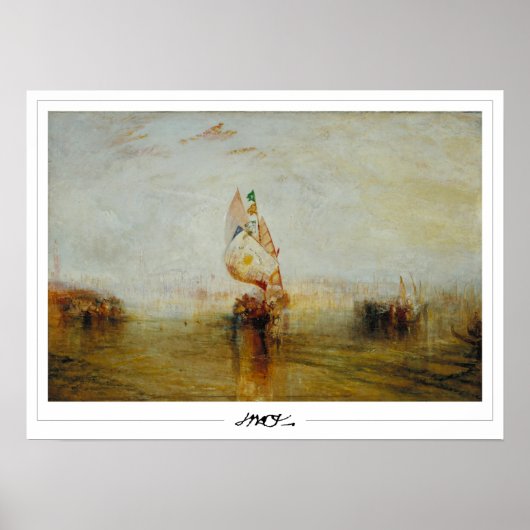 JMW Turner Zedign Art Poster #14-3 (Voorkant)