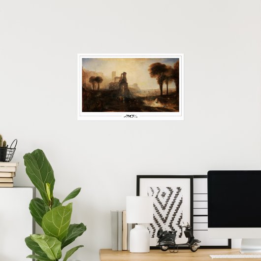 JMW Turner Zedign Art Poster #164-3 (Thuiskantoor)