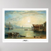 JMW Turner Zedign Art Poster #18-2 (Voorkant)