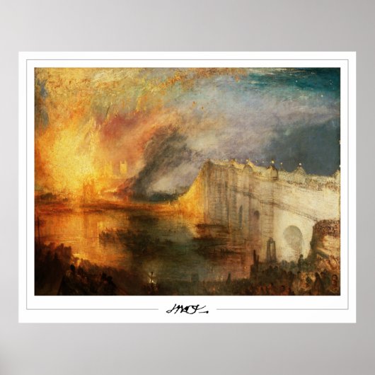 JMW Turner Zedign Art Poster #19-3 (Voorkant)