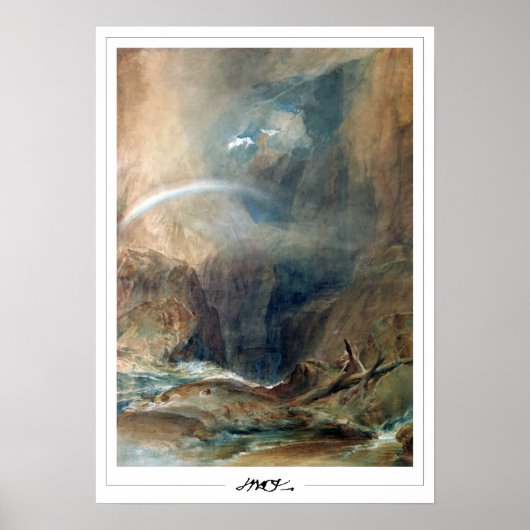 JMW Turner Zedign Art Poster #1-3 (Voorkant)