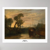 JMW Turner Zedign Art Poster #20-2 (Voorkant)