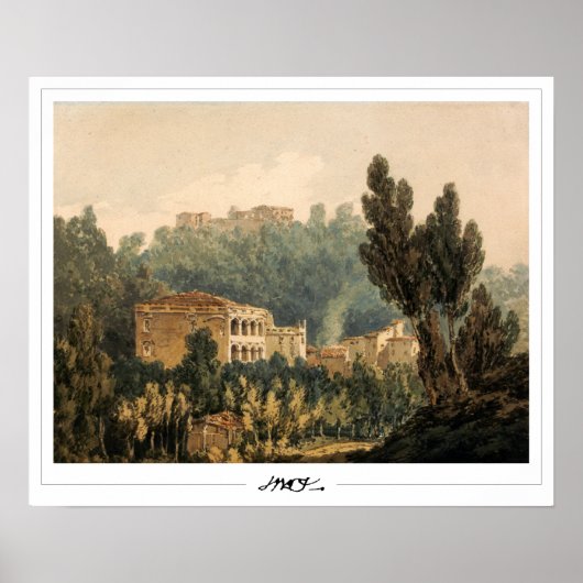 JMW Turner Zedign Art Poster #20-3 (Voorkant)
