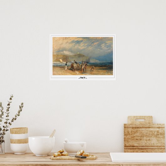 JMW Turner Zedign Art Poster #21 (Keuken)