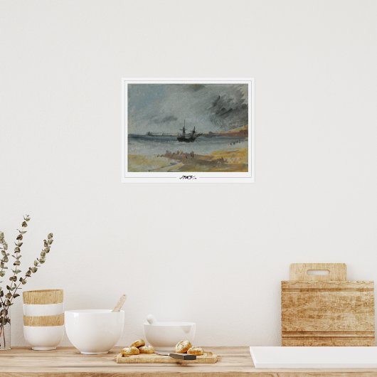 JMW Turner Zedign Art Poster #21-3 (Keuken)