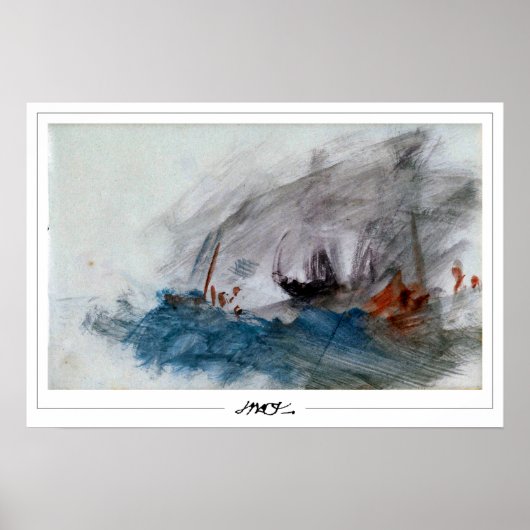 JMW Turner Zedign Art Poster #230 (Voorkant)