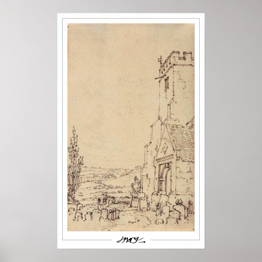 JMW Turner Zedign Art Poster #233 (Voorkant)