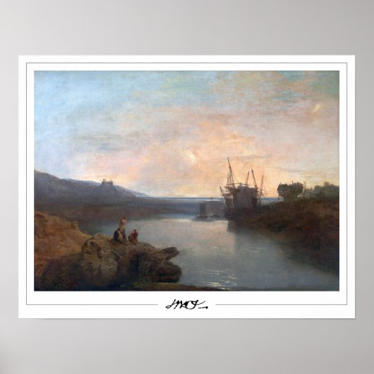 JMW Turner Zedign Art Poster #23-3 (Voorkant)