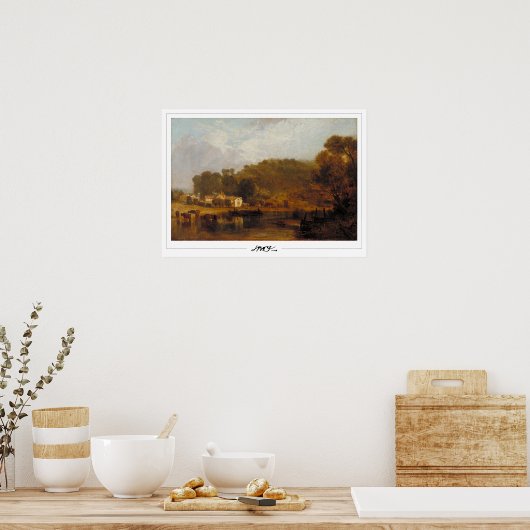 JMW Turner Zedign Art Poster #24-2 (Keuken)