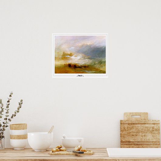 JMW Turner Zedign Art Poster #24-3 (Keuken)