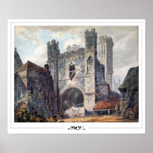 JMW Turner Zedign Art Poster #27-2 (Voorkant)