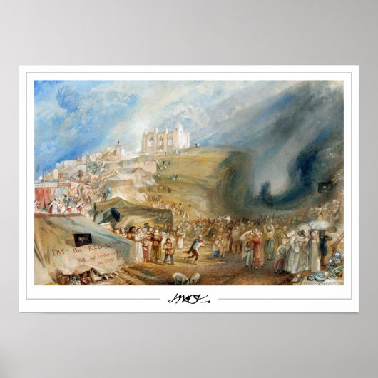 JMW Turner Zedign Art Poster #27-3 (Voorkant)