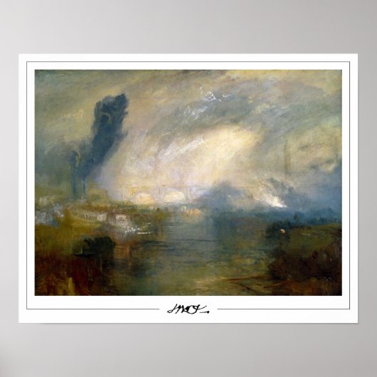 JMW Turner Zedign Art Poster #283-2 (Voorkant)