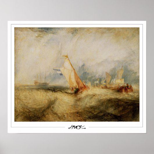 JMW Turner Zedign Art Poster #32 (Voorkant)