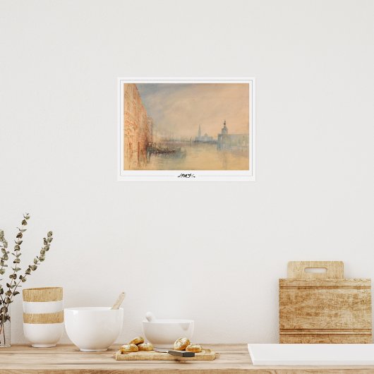 JMW Turner Zedign Art Poster #33-2 (Keuken)