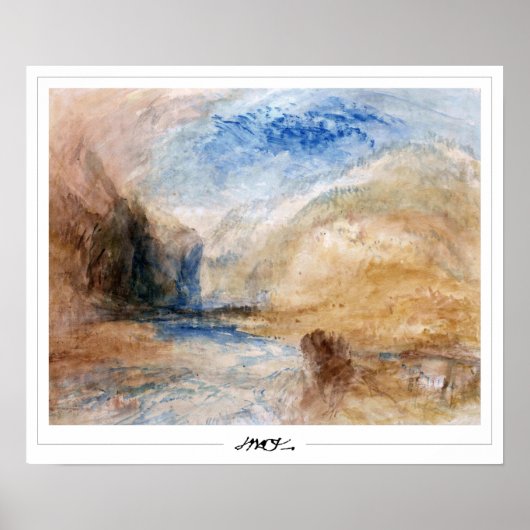 JMW Turner Zedign Art Poster #362-3 (Voorkant)
