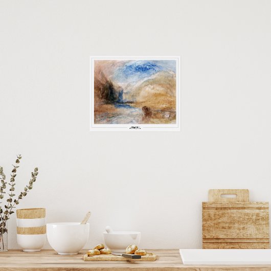 JMW Turner Zedign Art Poster #362-3 (Keuken)