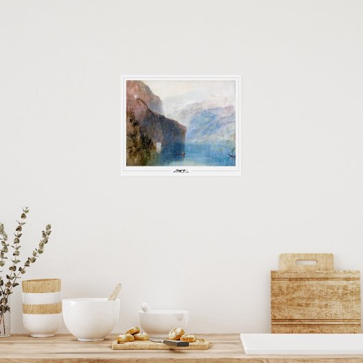 JMW Turner Zedign Art Poster #4 (Keuken)