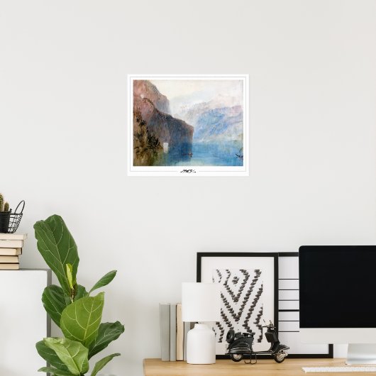 JMW Turner Zedign Art Poster #4 (Thuiskantoor)