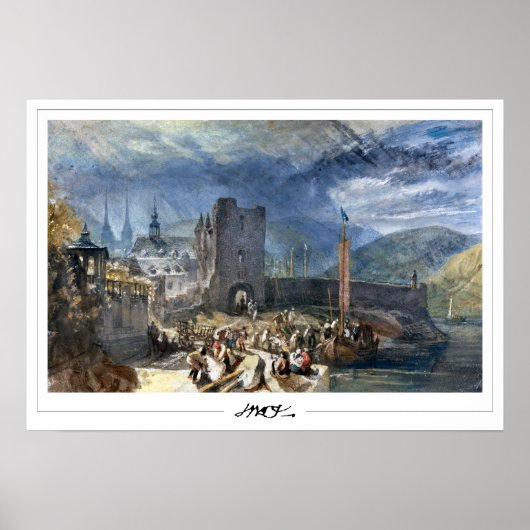 JMW Turner Zedign Art Poster #42-2 (Voorkant)