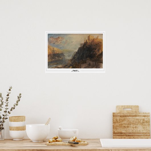 JMW Turner Zedign Art Poster #7 (Keuken)