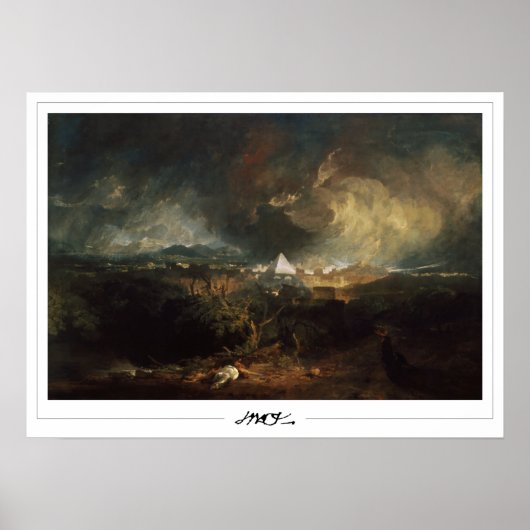 JMW Turner Zedign Art Poster #7-2 (Voorkant)