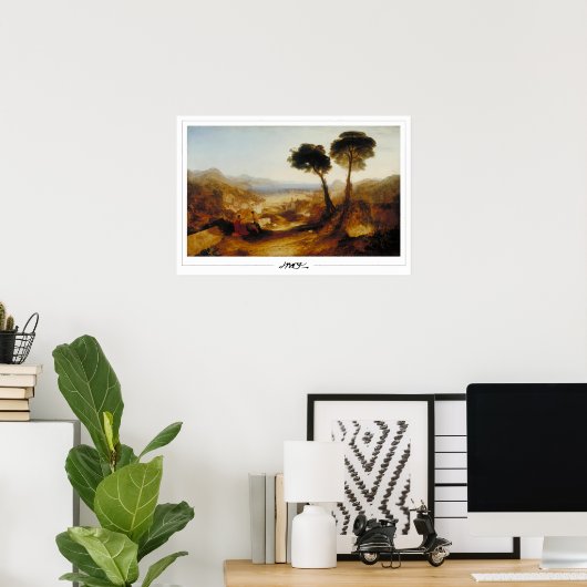 JMW Turner Zedign Art Poster #8-3 (Thuiskantoor)