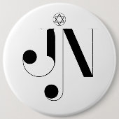 JN Magazine Logo kolossale Button (Voorkant)