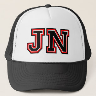 'JN'-monogram Trucker Pet