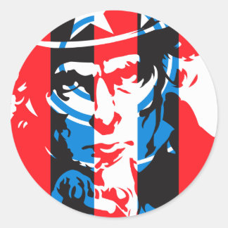 JNS-complottheorie Ronde Sticker