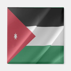 JO002 Jordaanse zwendelaar FLAG Jordan, Magneet