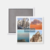 JO004 AMMAN panorama, Jordanië, Azië, Fridge Magneet (Voorkant / Achterkant)