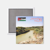 JO011 JORDAN RIVER, Asia, Fridge Magneet (Voorkant / Achterkant)
