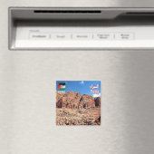 JO019 PETRA algemeen uitzicht, Jordanië, Azië, Fri Magneet (Insitu (Vaatwasser))