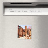 JO024 PETRA, Jordanië, Azië, Fridge Magneet (Insitu (Vaatwasser))