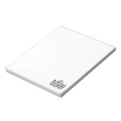 Jo 1:9 Bijbelvers Ontwerp – Wees sterk en moedig Notitieblok (Linkerzijde)