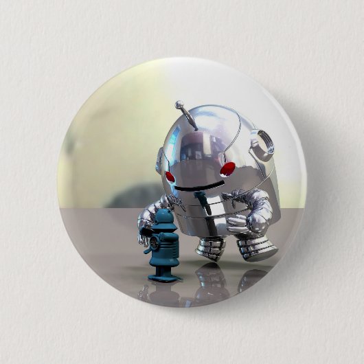 Jo Bot VS Little Blue Bot Button (Voorkant)