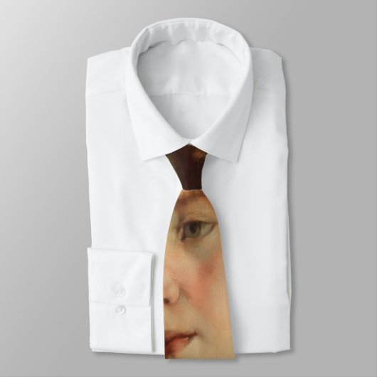 Jo, het mooie Ierse meisje (door Gustave Courbet) Stropdas (Gebonden)