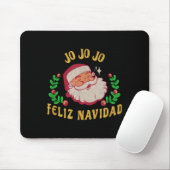 Jo Jo Jo Feliz Navidad Santa Christmas In Spanish Muismat (Met muis)