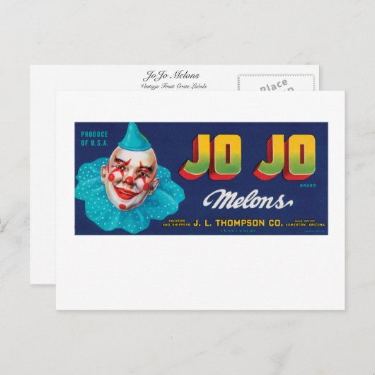 JO JO Melons Briefkaart (Voorkant / Achterkant)