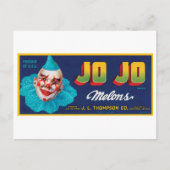 JO JO Melons Crate Label Briefkaart (Voorkant)